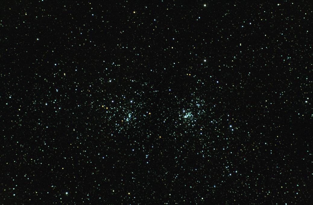 Doppelsternhaufen h + chi Persei 