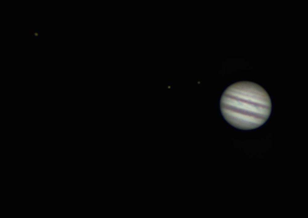 Jupiter am 24. Dezember 2013 kurz nach Mitternacht