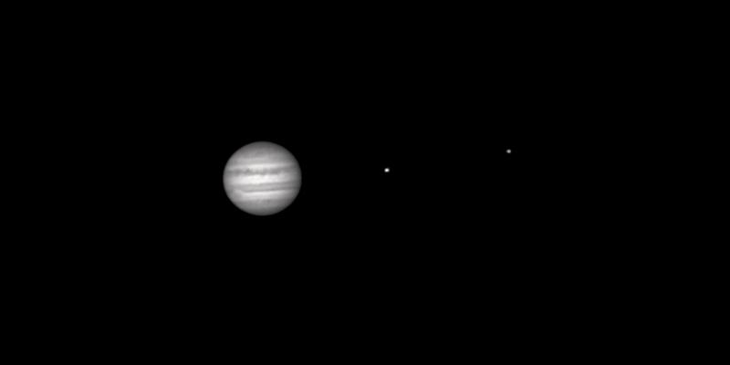 Jupiter am fr&uuml;hen Morgen des 28. Juni 2009: