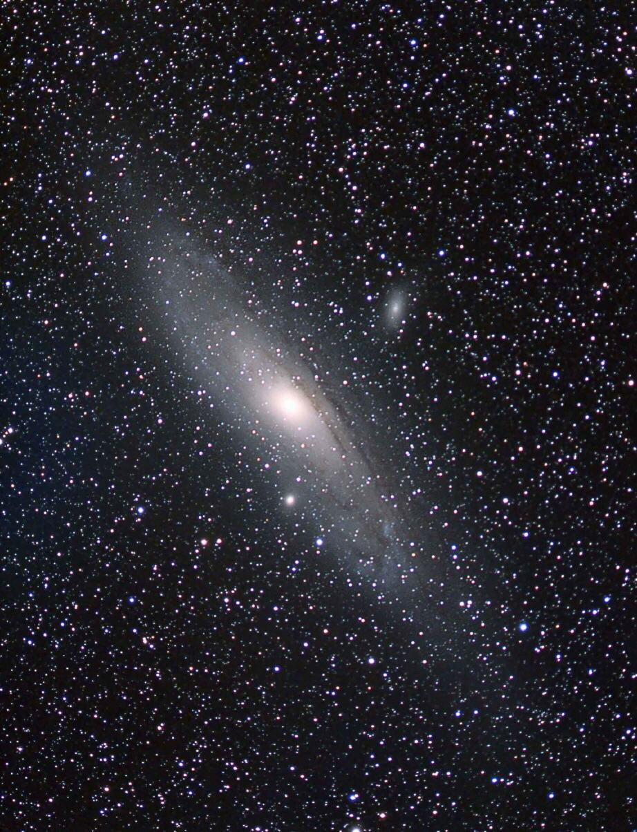 Andromeda-Galaxie M31 am 27.12.2011: