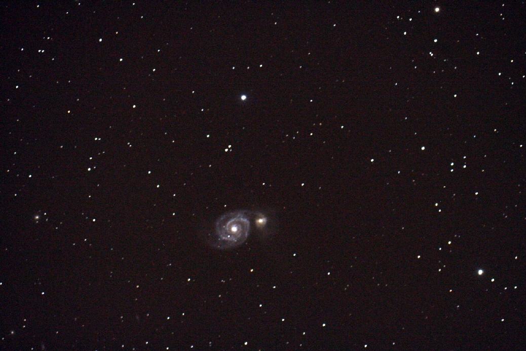 M51; Whirlpoolgalaxie: 