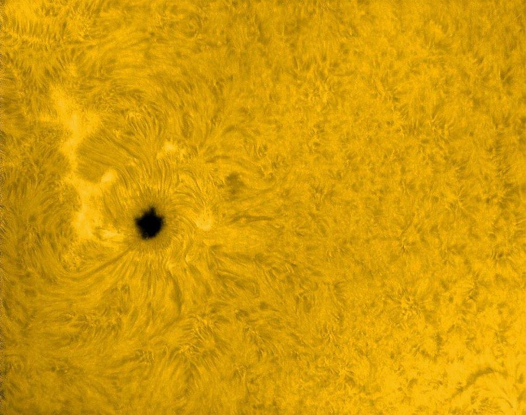 Sonnenfleck in der Aktiven Region 2546 am 21.05.16