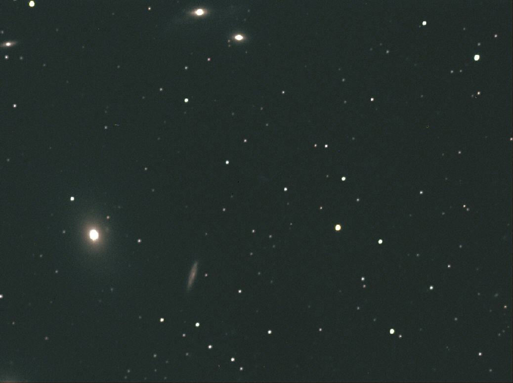 Blick in den Galaxienhaufen im Sternbild Virgo 